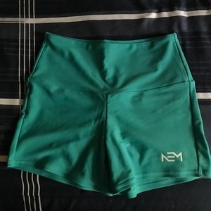 Riderwear high waisted shorts with scrunchy